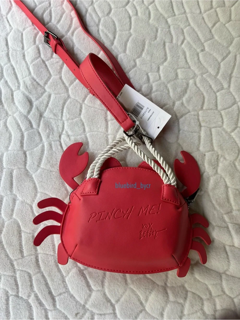 Betsey Johnson XOCRABBY Crab Crossbody Bag - Picture 5 of 8